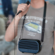 Enceinte Bluetooth Portable 5.0 Karaoke Avec Micro Et Bandoulière Son Puissant 10W Autonomie 3h Fonctions TWS FM USB TF Aux -...