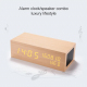 Réveil Haut-Parleur Enceinte Bluetooth Bois LED USB Alarme Lumière Nuit Qualité Audio - www.yonis-shop.com