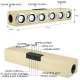 Réveil Enceinte Bluetooth Bois 5.0 Haut-Parleur Puissant Autonomie 8h Radio TF USB - www.yonis-shop.com