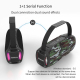 Enceinte Bluetooth Portable Étanche Avec Lumière Rythmique Support Appel Mains-Libres Lecteur U Disk Micro SD AUX FM - www.yo...