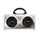 Enceinte Bluetooth Bois Retro Portable 20W Autonomie Longue Durée Micro Intégré - www.yonis-shop.com