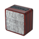 Enceinte Bluetooth Tissu Bois Avec Microphone Intégré Basses Puissantes Autonomie Longue Durée Connexion Stable Support TF AU...