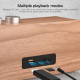 Enceinte Bluetooth Bois Avec Basses Surround 3D Support Carte TF U Disk AUX 3.5mm Autonomie Longue Durée 4500mAh - www.yonis-...