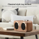 Enceinte Bluetooth Bois Avec Basses Surround 3D Support Carte TF U Disk AUX 3.5mm Autonomie Longue Durée 4500mAh - www.yonis-...