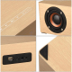 Enceinte Bluetooth Multifonction Avec Réveil Chargeur Sans Fil Et Haut-Parleur Puissant Autonomie Longue Durée Compatible AUX...
