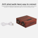 Enceinte Bluetooth Bois Puissante Basses Autonomie Longue Support Carte TF et AUX - www.yonis-shop.com