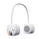 Mini Enceinte Bluetooth Portable Collier Lumineux Son Surround Autonomie 4h Bluetooth 5.1 Speaker Léger et Pliable