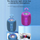 Mini Enceinte Bluetooth Puissante 8W Basses Profondes Lumière LED Etanche Fonction Appel Carte TF Radio FM TWS - www.yonis-sh...