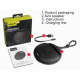 Enceinte Bluetooth Portable Stéréo Son HiFi Autonomie 12h Support Appel Mains-Libres et Carte TF Design Élégant Foncé - www.y...