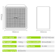 Enceinte Bluetooth Petite Taille Basses Puissantes Technologie TWS Autonomie 8h Support Micro SD - www.yonis-shop.com