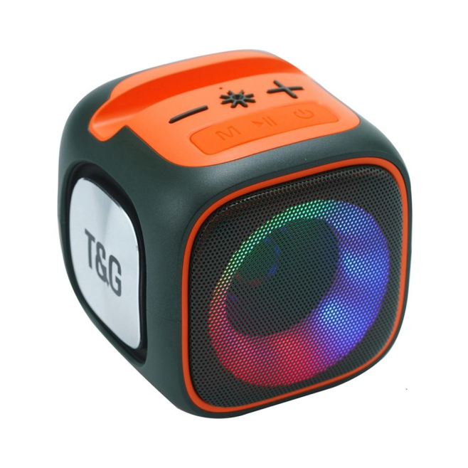 Mini Enceinte Bluetooth Portable LED TWS Basses Puissantes Autonomie Longue Durée Lumière Ambiante Colorée - www.yonis-shop.com