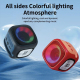 Mini Enceinte Bluetooth Portable LED TWS Basses Puissantes Autonomie Longue Durée Lumière Ambiante Colorée - www.yonis-shop.com