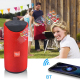 Enceinte Bluetooth Portable Étanche Stéréo Extérieur Haut-Parleur Puissant MP3 Avec Radio FM Carte SD USB Aux 10M Autonomie 3...