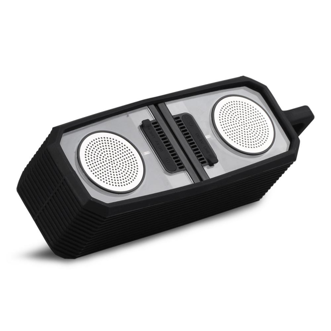 Enceinte Bluetooth TWS Portable 10W Basses Profondes Design Transparent Avec Base Magnétique Et Étui De Protection Outdoor - ...