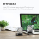 Enceinte Bluetooth TWS Portable 10W Basses Profondes Design Transparent Avec Base Magnétique Et Étui De Protection Outdoor - ...