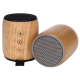 Mini Enceinte Bluetooth Bois Oak Avec Carte TF Et AUX 3.5mm Son Puissant Autonomie 4.5h Design Élégant - www.yonis-shop.com