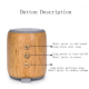 Mini Enceinte Bluetooth Bois Oak Avec Carte TF Et AUX 3.5mm Son Puissant Autonomie 4.5h Design Élégant - www.yonis-shop.com