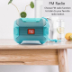 Enceinte Bluetooth Portable LED Stéréo Subwoofer Sans Fil avec Radio FM et Lumière Multicolore - www.yonis-shop.com