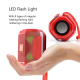Enceinte Bluetooth Portable LED Stéréo Subwoofer Sans Fil avec Radio FM et Lumière Multicolore - www.yonis-shop.com