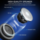 Enceinte Bluetooth LED Lumineuse TWS Stéréo 6D Son Surround HIFI Autonomie Longue Durée Compacte et Portable - www.yonis-shop...