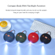 Enceinte Bluetooth Mini Portable LED Son 360° TWS Radio FM USB Micro SD Autonomie 1.5h Charge Rapide - www.yonis-shop.com