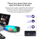 Enceinte Bluetooth Portable 5W Avec Lumière LED Effet Danse Son Stéréo Subwoofer AUX USB FM Mp3 Autonomie 3H - www.yonis-shop...
