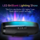Enceinte Bluetooth Portable 5W Avec Lumière LED Effet Danse Son Stéréo Subwoofer AUX USB FM Mp3 Autonomie 3H - www.yonis-shop...