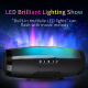 Enceinte Bluetooth Portable 5W Avec Lumière LED Effet Danse Son Stéréo Subwoofer AUX USB FM Mp3 Autonomie 3H - www.yonis-shop...