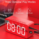 Enceinte Bluetooth Multifonction Avec Horloge LED Réveil Double Et Appels HD - www.yonis-shop.com