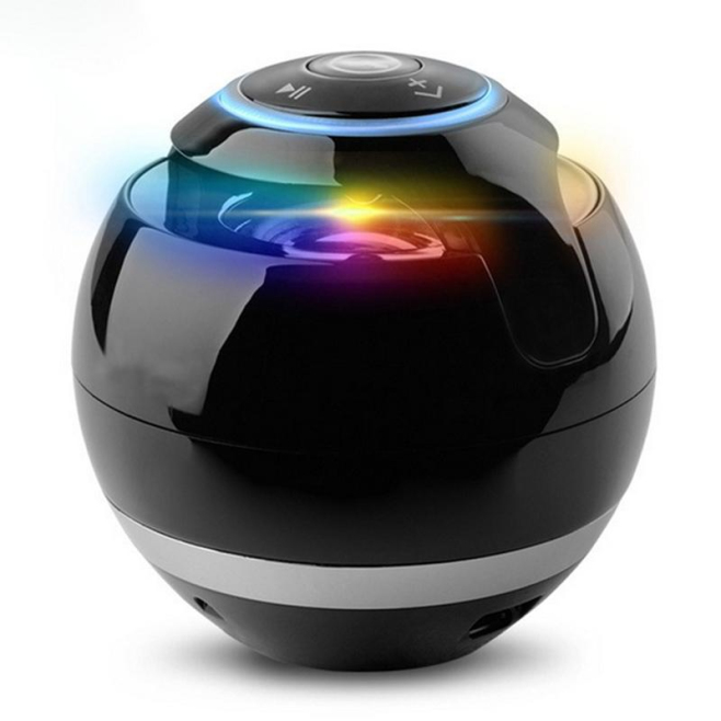 Enceinte Bluetooth Portable LED Lumineuse Mini Haut-Parleur Sans Fil Autonomie 3h Support TF FM - www.yonis-shop.com