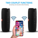 Enceinte Bluetooth Portable Rouge Puissante Avec Radio FM Subwoofer et Autonomie Longue Durée - www.yonis-shop.com