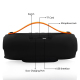 Enceinte Bluetooth Portable E13 Son Stéréo et Subwoofer Intégré Radio FM Autonomie Longue Durée avec Fonction Mains-Libres et...