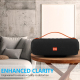 Enceinte Bluetooth Portable Rouge Noir Son Stéréo Puissant et Batterie Longue Durée avec Radio FM et Slot TF - www.yonis-shop...