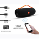 Enceinte Bluetooth Portable Rouge Noir Son Stéréo Puissant et Batterie Longue Durée avec Radio FM et Slot TF - www.yonis-shop...