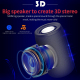 Enceinte Bluetooth HiFi Bass 5W Autonomie 30 Jours Support Mains-Libres USB AUX - www.yonis-shop.com