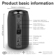 Enceinte Bluetooth HiFi Bass 5W Autonomie 30 Jours Support Mains-Libres USB AUX - www.yonis-shop.com