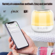 Mini Enceinte Bluetooth Lumineuse LED RGB Effet 360° Avec Super Bass et Autonomie Longue Durée - www.yonis-shop.com