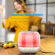 Mini Enceinte Bluetooth Lumineuse LED RGB Effet 360° Avec Super Bass et Autonomie Longue Durée - www.yonis-shop.com