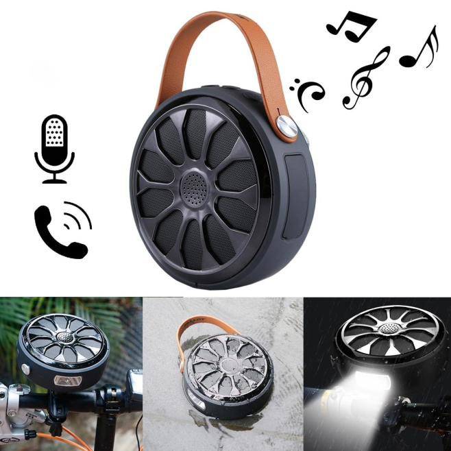 Enceinte Bluetooth Stéréo Pour Smartphone Avec Lampe Torche Batterie Externe Appels Mains Libres Et Carte TF - www.yonis-shop...
