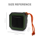 Mini Enceinte Bluetooth TWS Portable Avec Lanière Autonomie 7h Son HD 3W Fonction Mains-Libres FM USB TF Aux - www.yonis-shop...