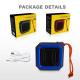 Mini Enceinte Bluetooth TWS Portable Avec Lanière Autonomie 7h Son HD 3W Fonction Mains-Libres FM USB TF Aux - www.yonis-shop...