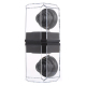 Enceinte Bluetooth TWS Transparente 4.2 Autonomie 5h Connexion Rapide Appels Mains Libres Haut-Parleur Puissant Dual 5W Batte...