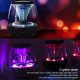 Mini Enceinte Bluetooth Magique Portable Avec Lampe Colorée Et Haut-Parleur Sans Fil Fonction Mains-Libres Radio FM Autonomie...