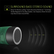 Enceinte Bluetooth Portable Haut-Parleur Stéréo Sans Fil et Filaire avec Subwoofer Puissant Batterie 4000mAh Support Carte 32...