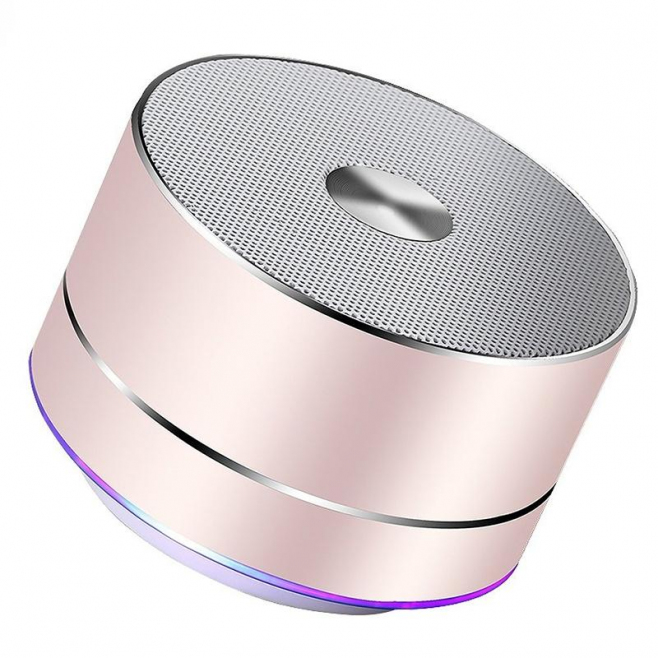 Enceinte Bluetooth Portable LED Stéréo Haut-Parleur Sans Fil Avec Micro Intégré Lecteur MP3 Subwoofer Compact Puissant Batter...