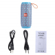Enceinte Bluetooth Portable Avec Micro Intégré Support Appels Mains-Libres Carte TF AUX FM Portée 10m Son Dynamique - www.yon...