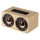 Mini Enceinte Bluetooth Bois Haute Fidélité Basses Profondes Autonomie 6h Puissance 10W