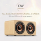 Mini Enceinte Bluetooth Bois Haute Fidélité Basses Profondes Autonomie 6h Puissance 10W - www.yonis-shop.com