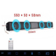 Barre De Son Bluetooth 2.1 Pour TV Portable Avec 4 Haut-Parleurs Radio FM Et Entrées USB TF AUX - www.yonis-shop.com
