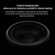 Mini Enceinte Bluetooth 3D Stéréo Magnétique Sans Fil HiFi Transparente Avec Sac De Rangement Autonomie 8h - www.yonis-shop.com